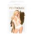 Penthouse Perfect Lover - halterbody (wit) - M/L