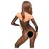 Penthouse Dreamy Diva - catsuit dames - zigzag patroon - zwart - XL