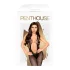 Penthouse Forbidden Fruit - open catsuit - zwart - XL