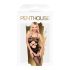 Penthouse Hot Nightfall - lingerie set - golvende open netstof - zwart