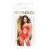 Penthouse Hot Nightfall - golvend open net set (rood) - XL