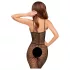 Penthouse Dark Wish - open bodystocking - netstof - zwart - XL