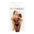 Penthouse Dirty Mind - open net bodysuit (zwart)