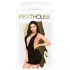 Penthouse - jurk met halternek en string - zwart