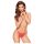 Penthouse Hot Getaway - string met strikje - open kruis - kant - rood - M/L