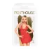 Penthouse - babydoll met string - rood - lingerie set