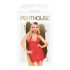 Penthouse Bedtime Story - nachtjurk & string (rood) - L/XL
