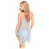 Penthouse Naughty Doll - kanten jurk en string (blauw) - L/XL