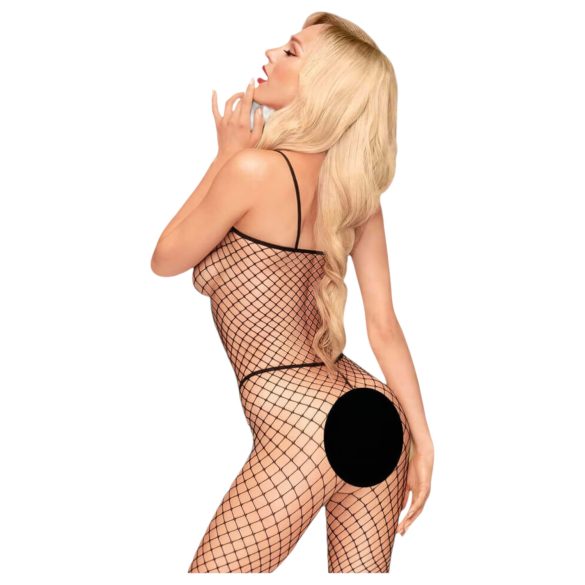 Penthouse - open bodystocking - netstof - zwart