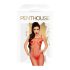 Penthouse Body Search - Opengewerkte Net Catsuit (Rood)