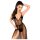 Penthouse Best Forplay - kanten bodysuit met tule sjaal (zwart) - M/L