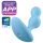 Satisfyer - anaal vibrator - op afstand bestuurbaar - siliconen blauw