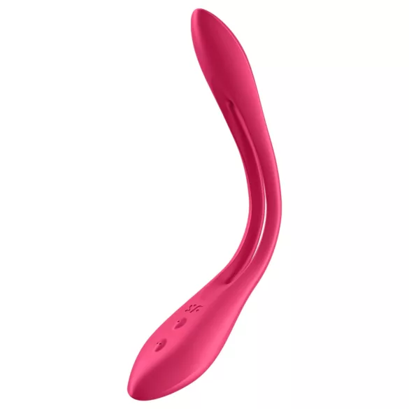 Satisfyer Elastic Joy - vibrerend duo speeltje - flexibel oplaadbaar - rood