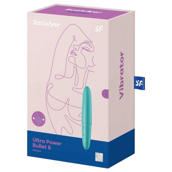 Satisfyer - bullet vibrator - waterdicht - turquoise