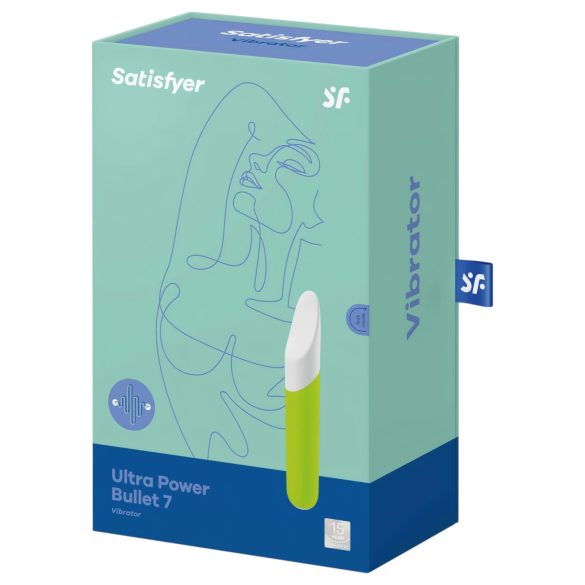 Satisfyer - clitoris vibrator - waterdicht bullet - groen