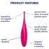 Satisfyer Twirling Fun - clitorisstimulator - oplaadbaar, waterdicht - roze