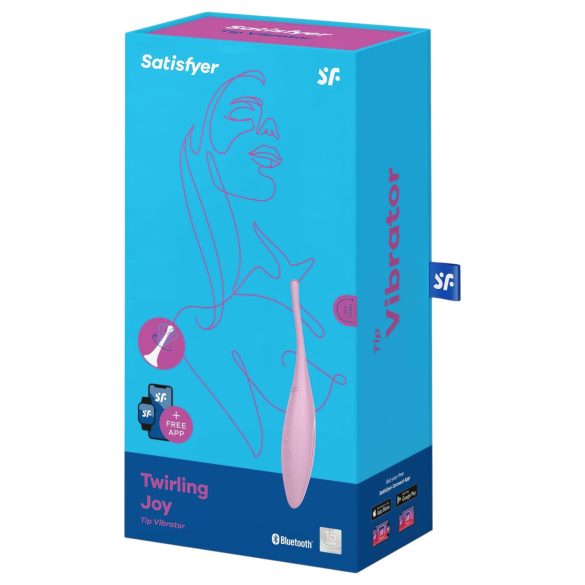 Satisfyer Twirling Joy - clitorisstimulator - waterdicht - roze
