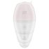 Satisfyer Supernova - oplaadbare 2-in-1 luchtdruk vibrator (wit)
