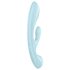 Satisfyer Triple Oh - vibrator met clitorisstimulator - oplaadbaar - blauw