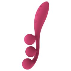   Satisfyer Tri Ball 1 - vibrator - oplaadbaar multifunctioneel - rood