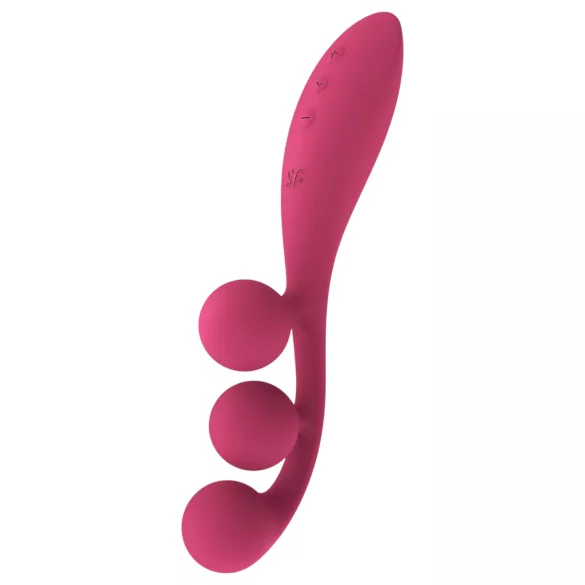 Satisfyer Tri Ball 1 - vibrator - oplaadbaar multifunctioneel - rood