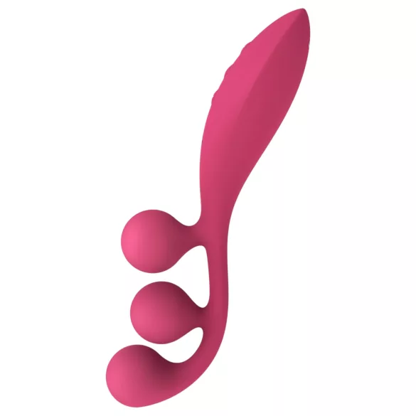 Satisfyer Tri Ball 1 - vibrator - oplaadbaar multifunctioneel - rood