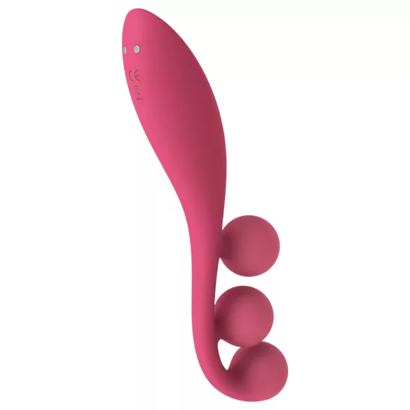 Satisfyer Tri Ball 1 - vibrator - oplaadbaar multifunctioneel - rood