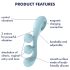 Satisfyer Tri Ball 2 - multifunctionele vibrator (mint)