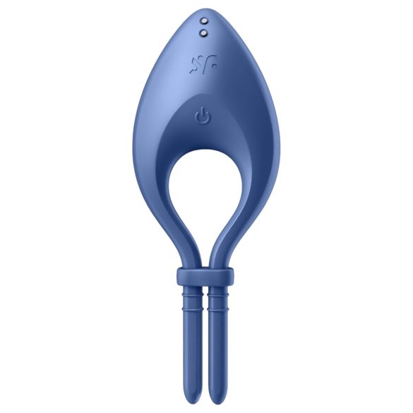 Satisfyer Bullseye - slimme vibrerende penisring (blauw)