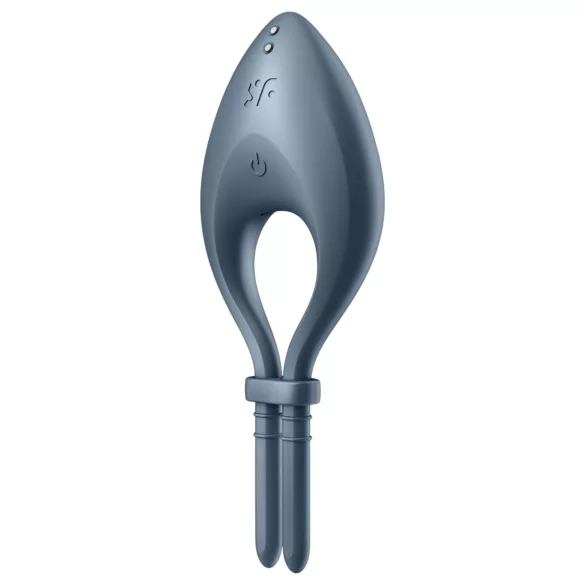 Satisfyer Bullseye - App-gestuurde vibrerende penisring voor mannen (grijs)