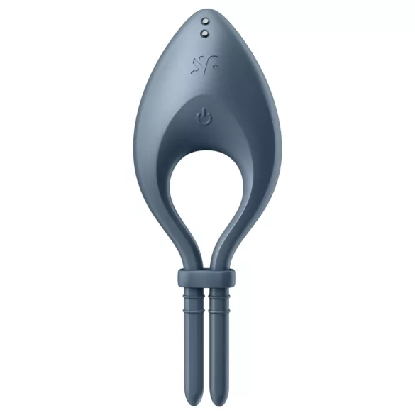 Satisfyer Bullseye - App-gestuurde vibrerende penisring voor mannen (grijs)