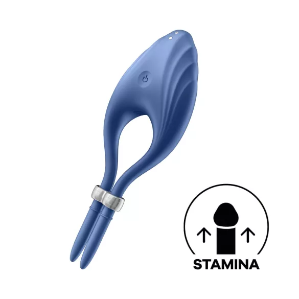 Satisfyer Duelist - vibrerende penisring - oplaadbaar - blauw