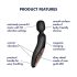 Satisfyer Wand-erland - zwarte massagevibrator