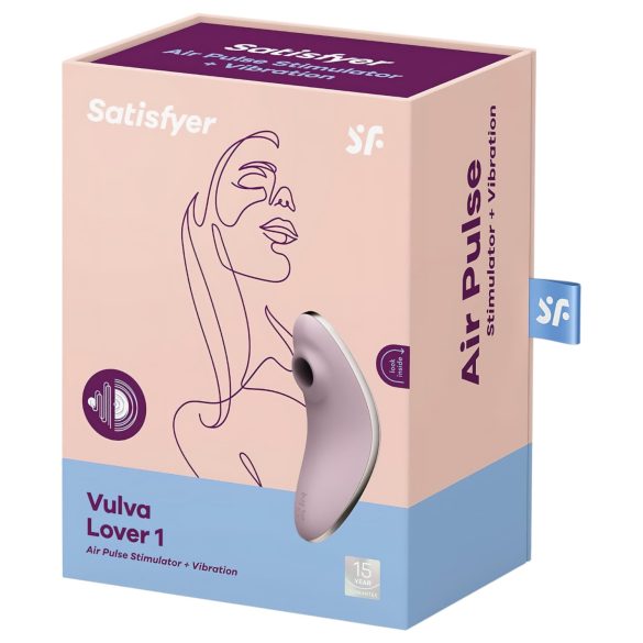 Satisfyer - clitorisstimulator met luchtdrukgolven - paars
