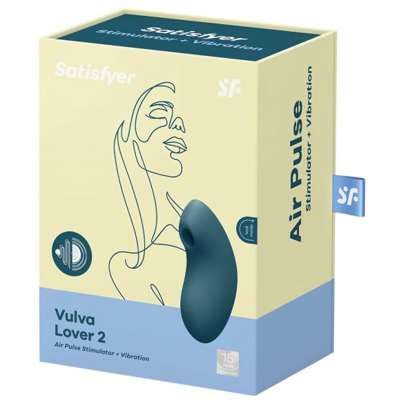 Satisfyer - clitoris stimulator met luchtdruk - oplaadbaar - blauw