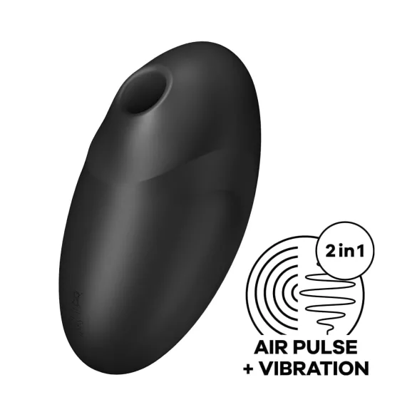 Satisfyer Vulva Lover 3 - luchtdruk clitorisstimulator - zwart