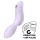 Satisfyer Curvy Trinity 2 - luchtdruk vibrator en viberend - lila