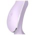 Satisfyer Curvy Trinity 2 - luchtgolven 2-in-1 vibrator (paars)