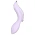 Satisfyer Curvy Trinity 2 - luchtdruk vibrator en viberend - lila