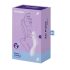 Satisfyer Curvy Trinity 2 - luchtgolven 2-in-1 vibrator (paars)