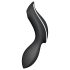 Satisfyer Curvy Trinity 2 - luchtdruk vibrator en stimulator - zwart