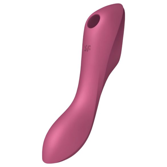 Satisfyer Curvy Trinity 3 - luchtdruk 2in1 vibrator (rood)