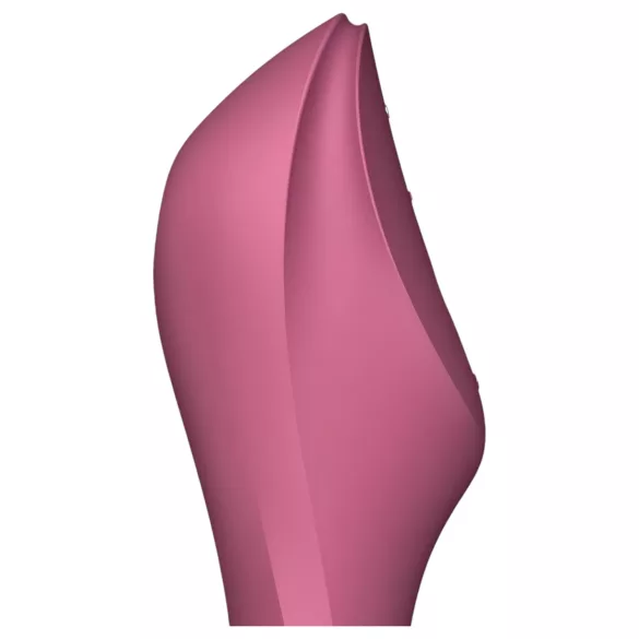 Satisfyer Curvy Trinity 3 - luchtdruk vibrator en stimulator - rood