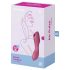 Satisfyer Curvy Trinity 3 - luchtdruk 2in1 vibrator (rood)