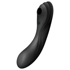 Satisfyer Curvy Trinity 4 - luchtdruk 2in1 vibrator (zwart)
