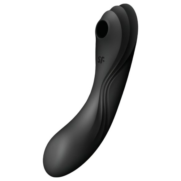 Satisfyer Curvy Trinity 4 - luchtdruk 2in1 vibrator (zwart)