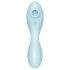 Satisfyer Curvy Trinity 5+ - vibrator en luchtdrukstimulator - blauw