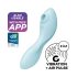 Satisfyer Curvy Trinity 5+ - vibrator en luchtdrukstimulator - blauw
