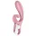 Satisfyer Hug Me - App-gestuurde vibrator met clitorisstimulator (roze)