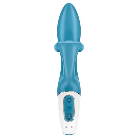Satisfyer Embrace Me - oplaadbare rabbit vibrator - turquoise